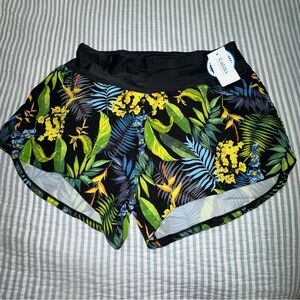 Swim Shorts High Waist Tummy Control Swim Board Shorts Quick Dry‎ Bottoms XL NWT